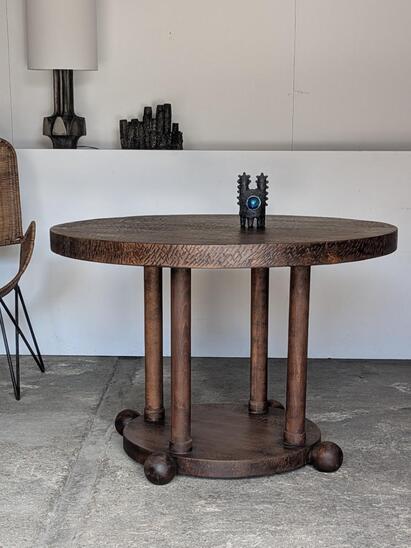 1940s gueridon in the manner of Charles Dudouyt