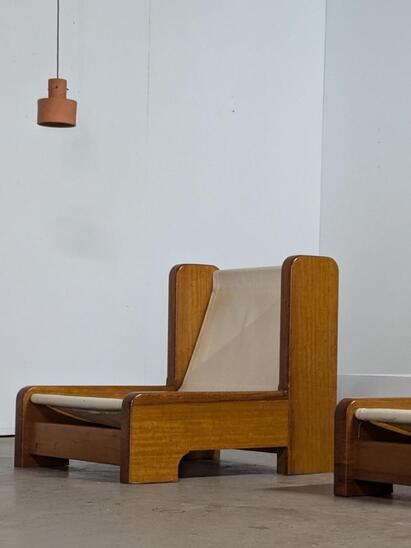 1970s pair of armchairs