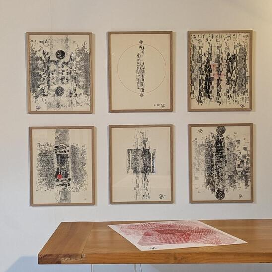 6 artworks by JM Chourgnoz