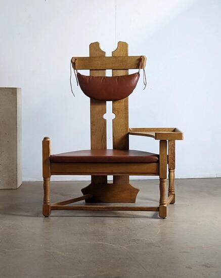 eccentric armchair circa 1970