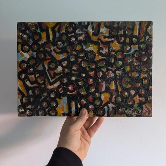 Issak Semov abstract painting