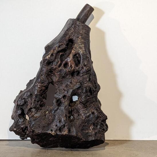 Tall olive tree bowl 84cm long