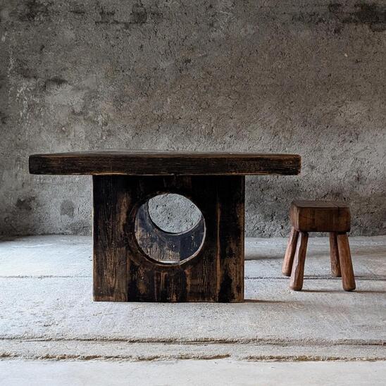 tall wabi-sabi table
